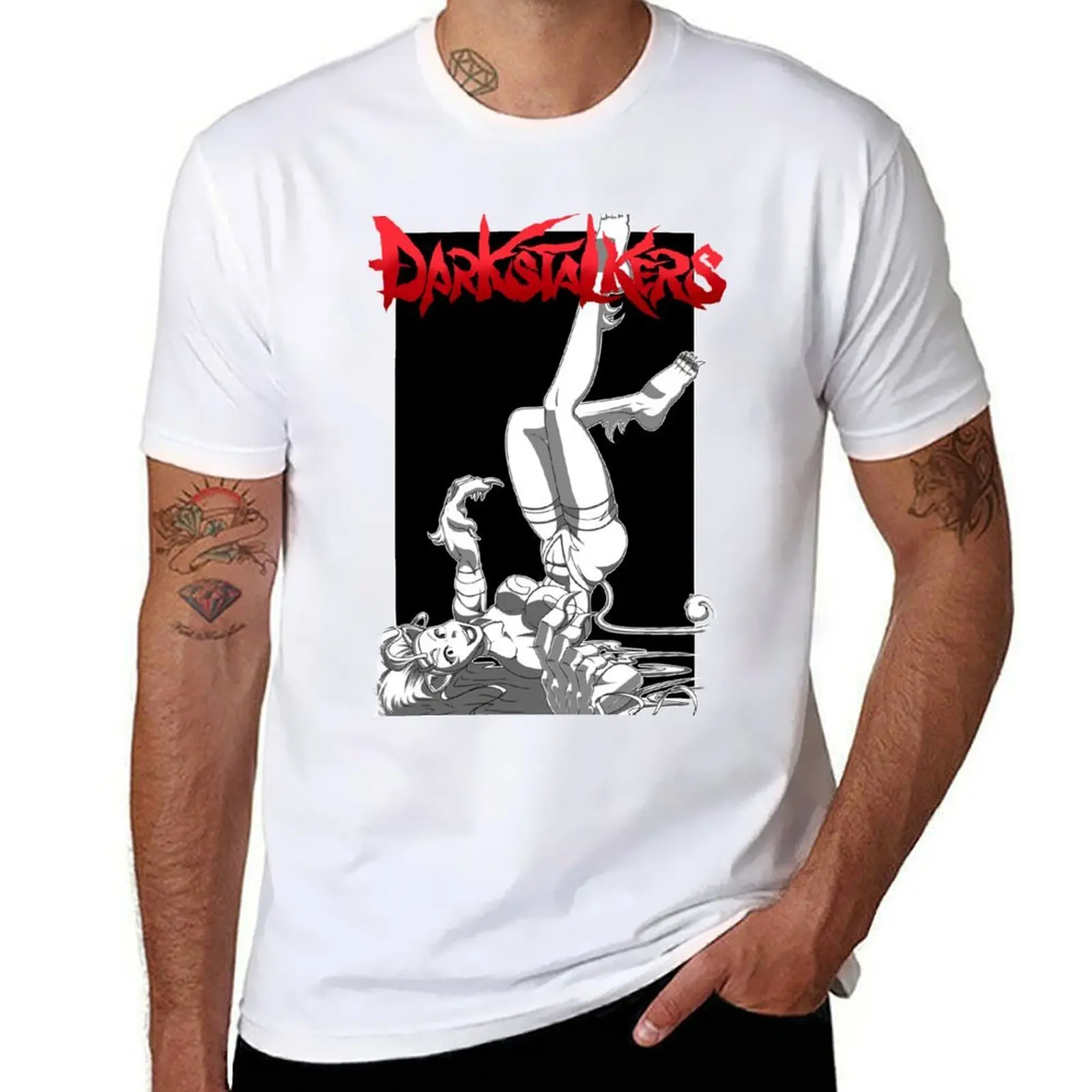 

Darkstalkers - Felicia T-Shirt t shirts for man graphic vintage cotton tshirt 100% T-Shirt