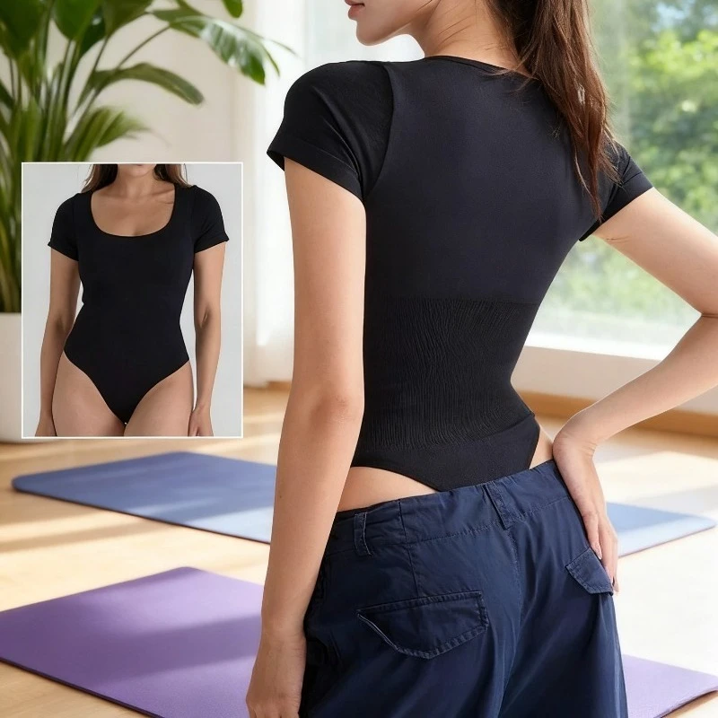 Women's Seamless Yoga Skirted Tights – Pink Peach Hip Design, Quick-Dry Breathable High-Elastic for Gym, Yoga & Fitness