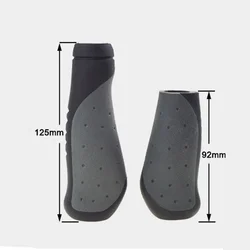 Pair Handlebar Grips Bike Grips Handlebar Long/Short Absorption Ahock Anti-skid Bicycle Replacement Spare Part Household