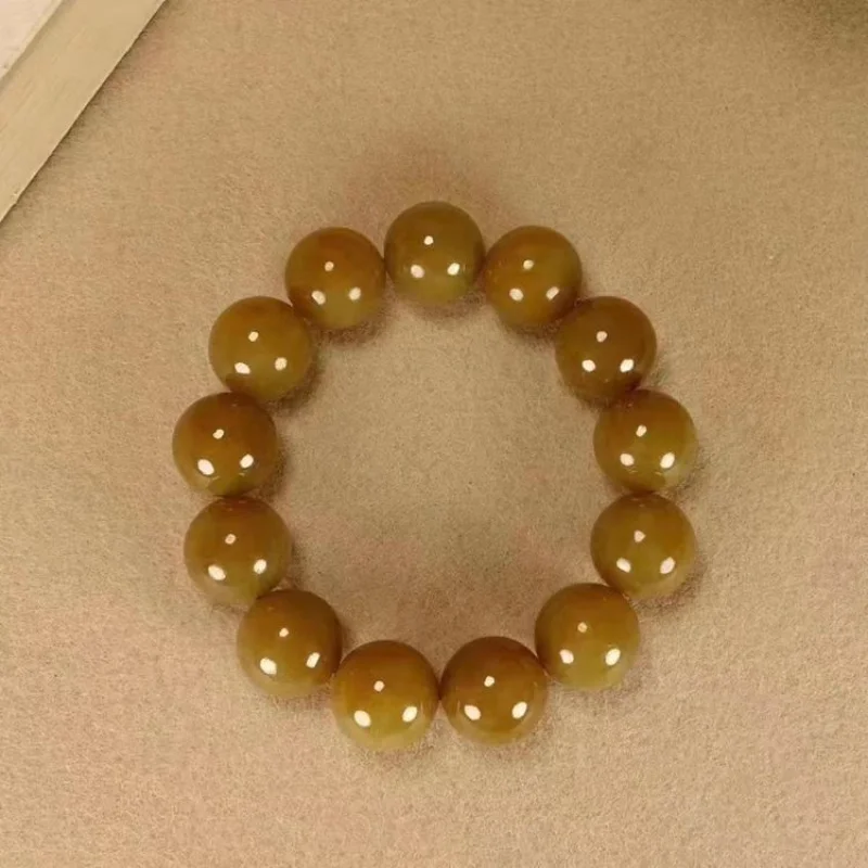 

Hetian Нефритовый браслет Qie Mo Сахарный материал Полный дом Красный 16 мм