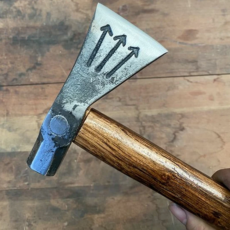 Outdoor Portable EDC Multifunctional Pure Steel Small Axe Hammer Camping Car Emergency Tool