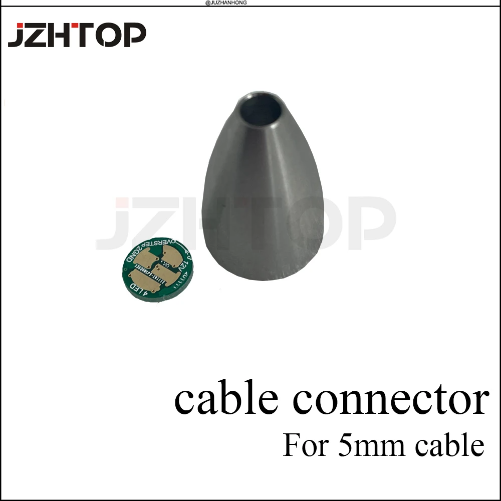 

New Pipeline Inspection Video Endoscope Camera Broken Cable Repair Connector Pipe Camera Head Replacement Spare Part 5-7mm Cable