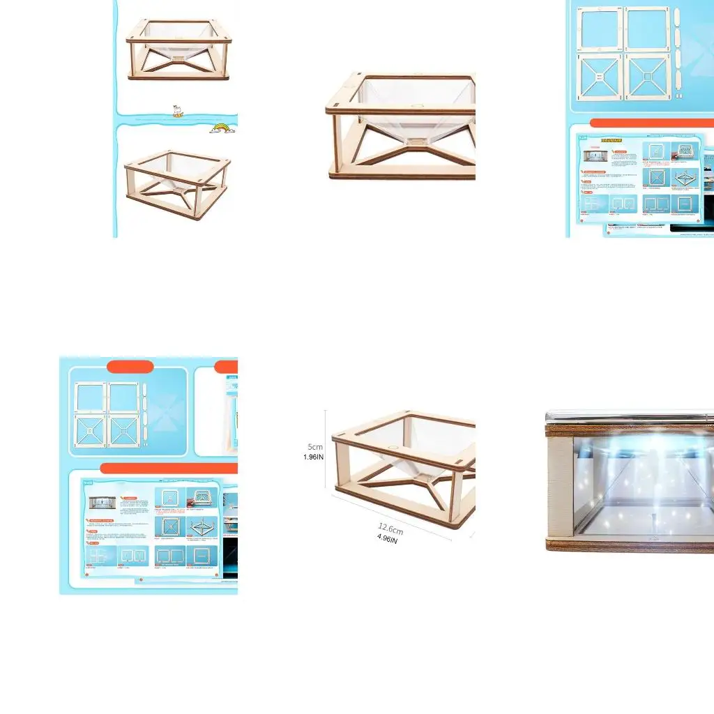 Video Stand 3D Hologram Pyramid Display Projector for Mobile Phone Universal high quality