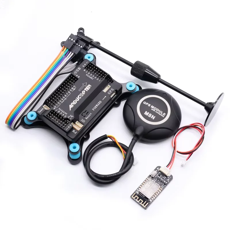 APM2.8 APM 2.8 flight controller / 6M GPS built-in compass / xt60/T Plug power module / gps stand+shock absorber for RC Multicop