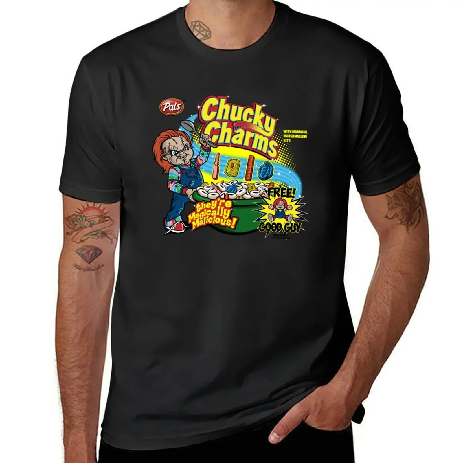 

Chucky Charms T-Shirt new edition luxury designer T-shirts oversize mens t shirts