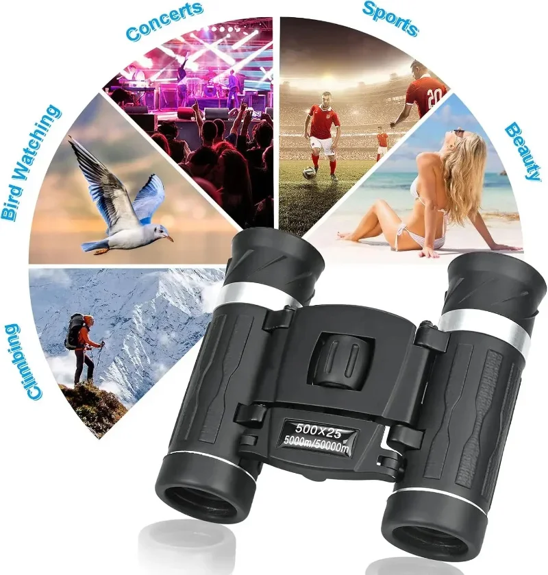 

NEW 500X25 Hd Zoom 5000M/50000M Binoculars Telescope Folding Long-Distance Vision Micro Telescope For Camping Outdoor Sports