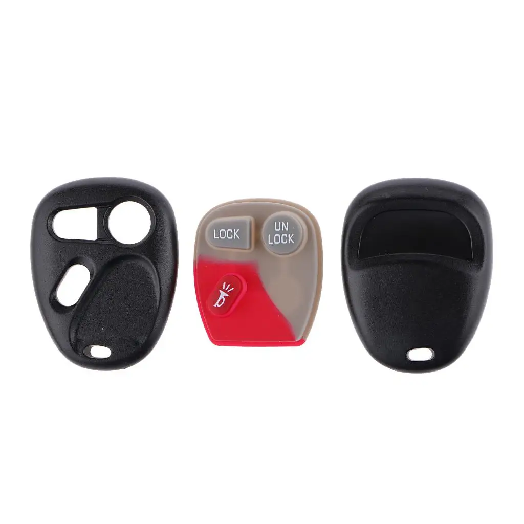 Remote Key Shell Durable Keyless Entry Fob Housing Case Compatible for Chevrolet 2001 Car Key Repair Accessories