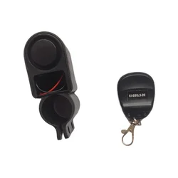 Wireless Motorcycle Bicycle Bike Alarm Anti-Theft Burglar Vibration Security Alarm Super Loud, Remote Control Included