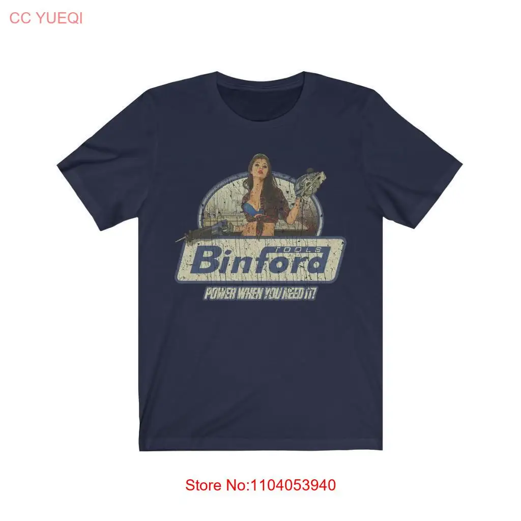 Новинка, Binford Tools Power, когда вам нужно, 1991 рубашка, унисекс, трендовая фотография