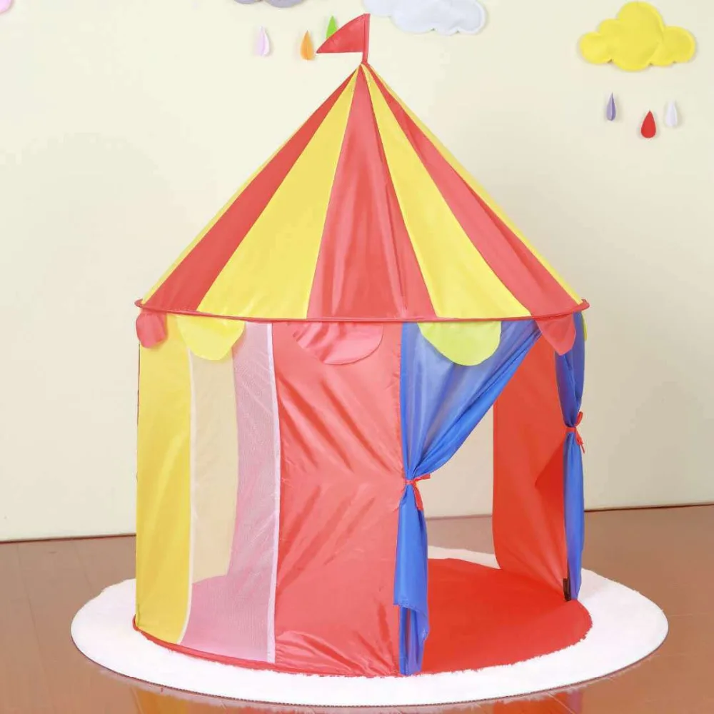 Children Kids Play House Tent Fun Tent Toy Portable Foldable Indoor Outdoor Princess Castle Teepee Ocean Ball Pool Photography