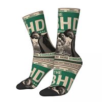 Crazy compression Stargazing Sock for Men Vintage The NBHD Neighbourhood Quality Pattern Crew Sock Casual