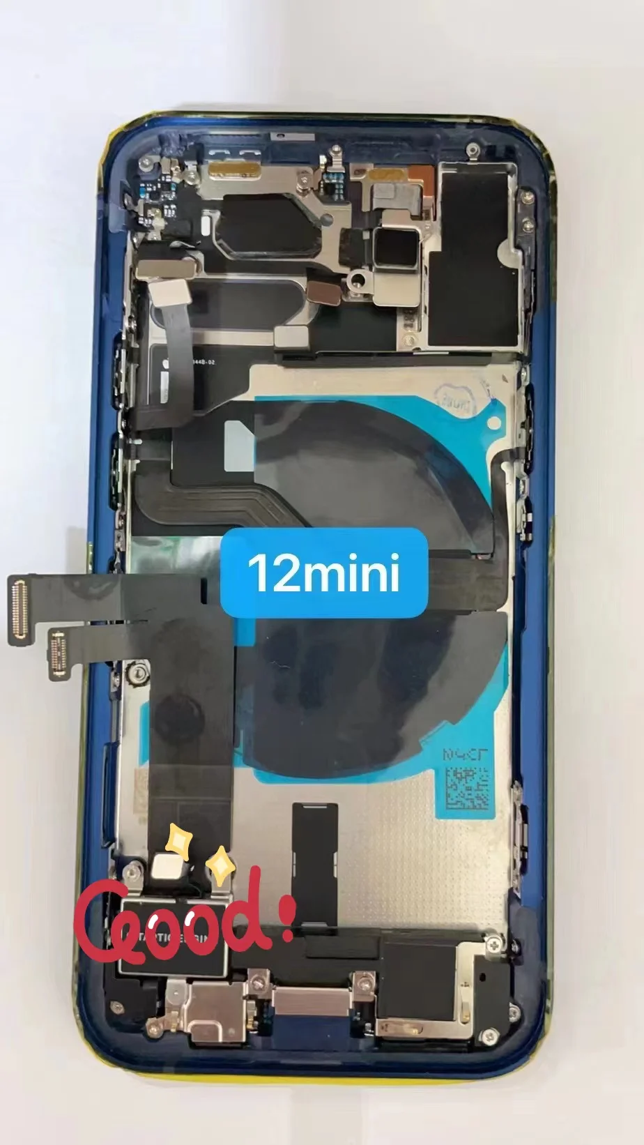 12mini housing with flex cable,with button and sim tray