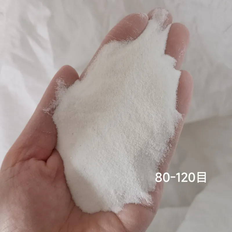 1KG Ultra-white Quartz Sand 10/20/40/80/120 Mesh Suitable for Acrylic Texture Painting Lawn Landscaping Decoration Quartz Sand