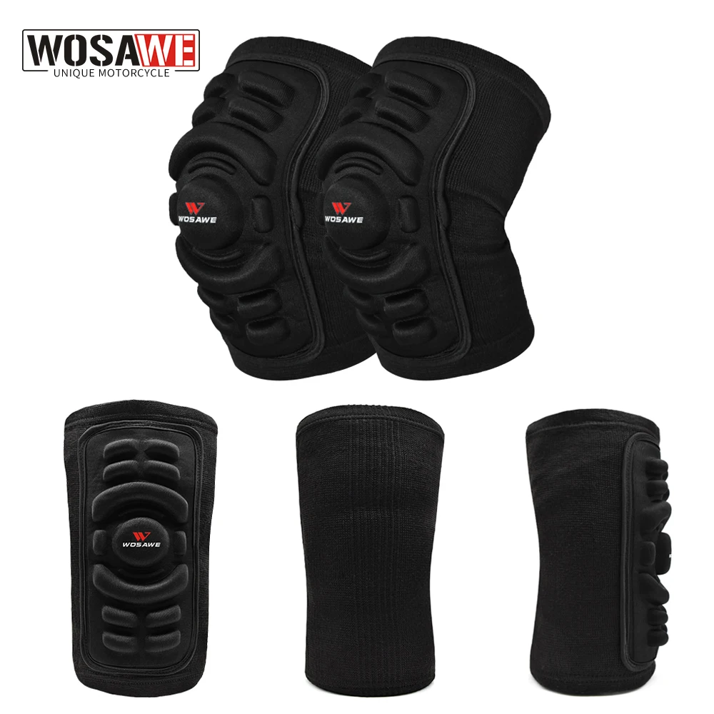 

WOSAWE Elbow and Knee pads Mountain Bike Cycling Protection Set kneepad Dancing Knee Brace Support MTB Eblow Knee Protector