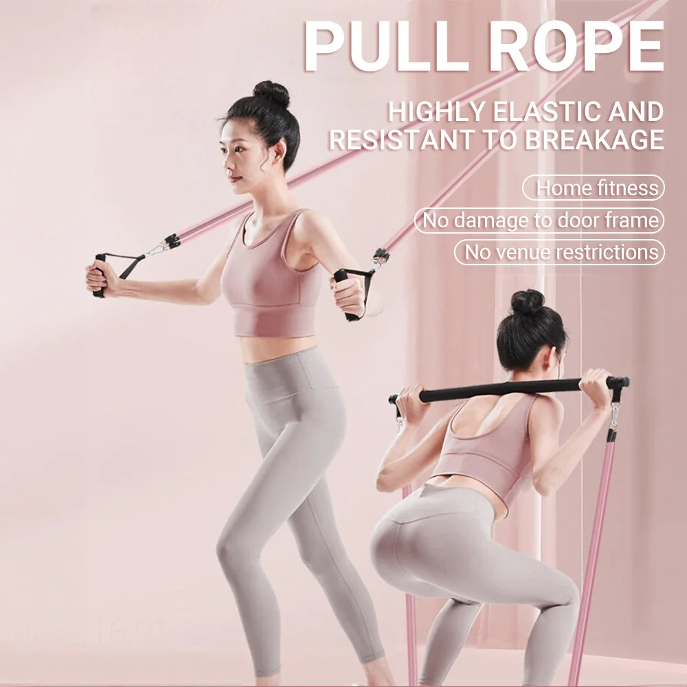 Women Tension Rope Elastic Multifunction Yoga Puller Resistance Band Men Natural Latex Fitness Equipment Stretching Slimming