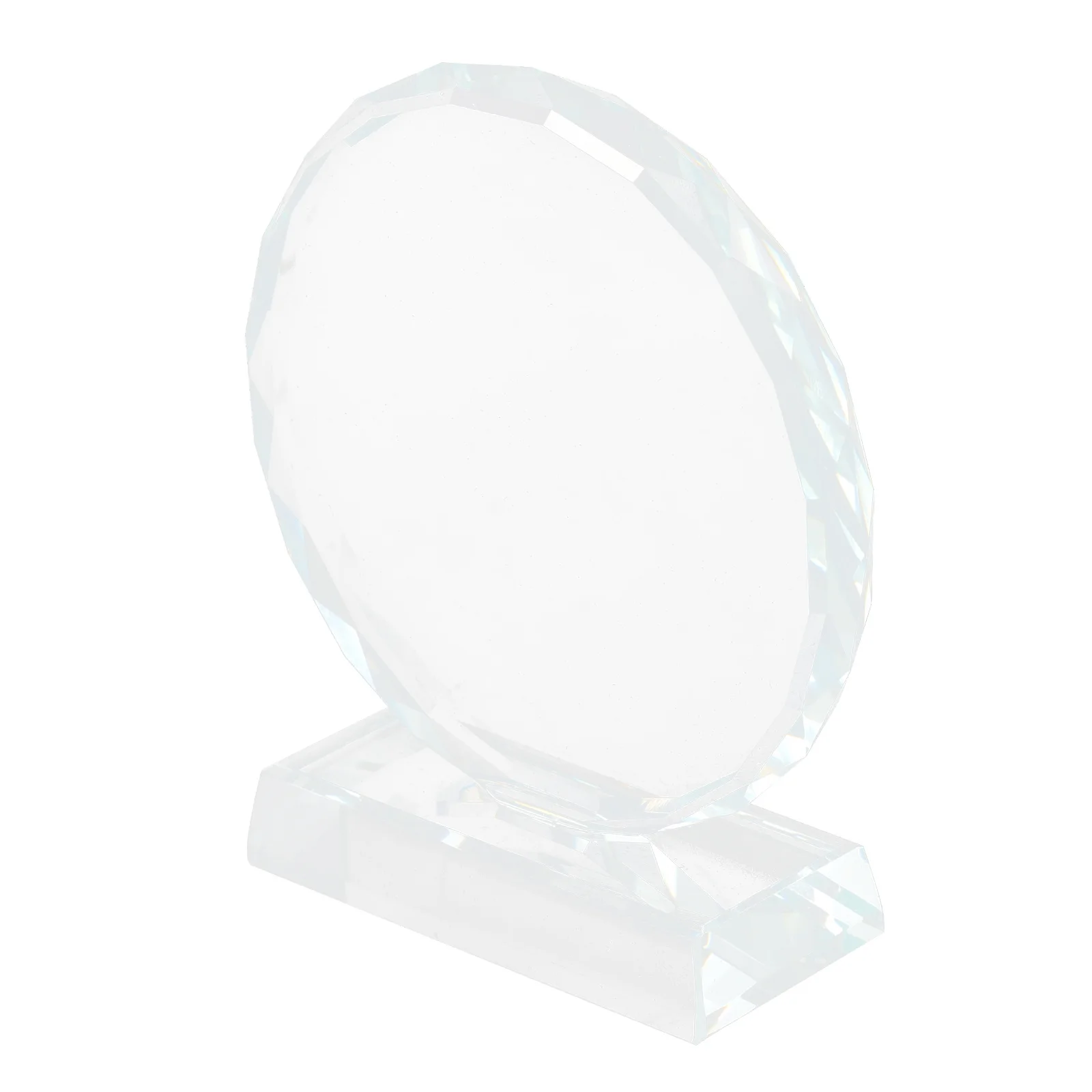 Crystal Trophy Transparent Decorative Award Prize Tabletop Decor Delicate Creative Clear Trophy Gift for Home Party