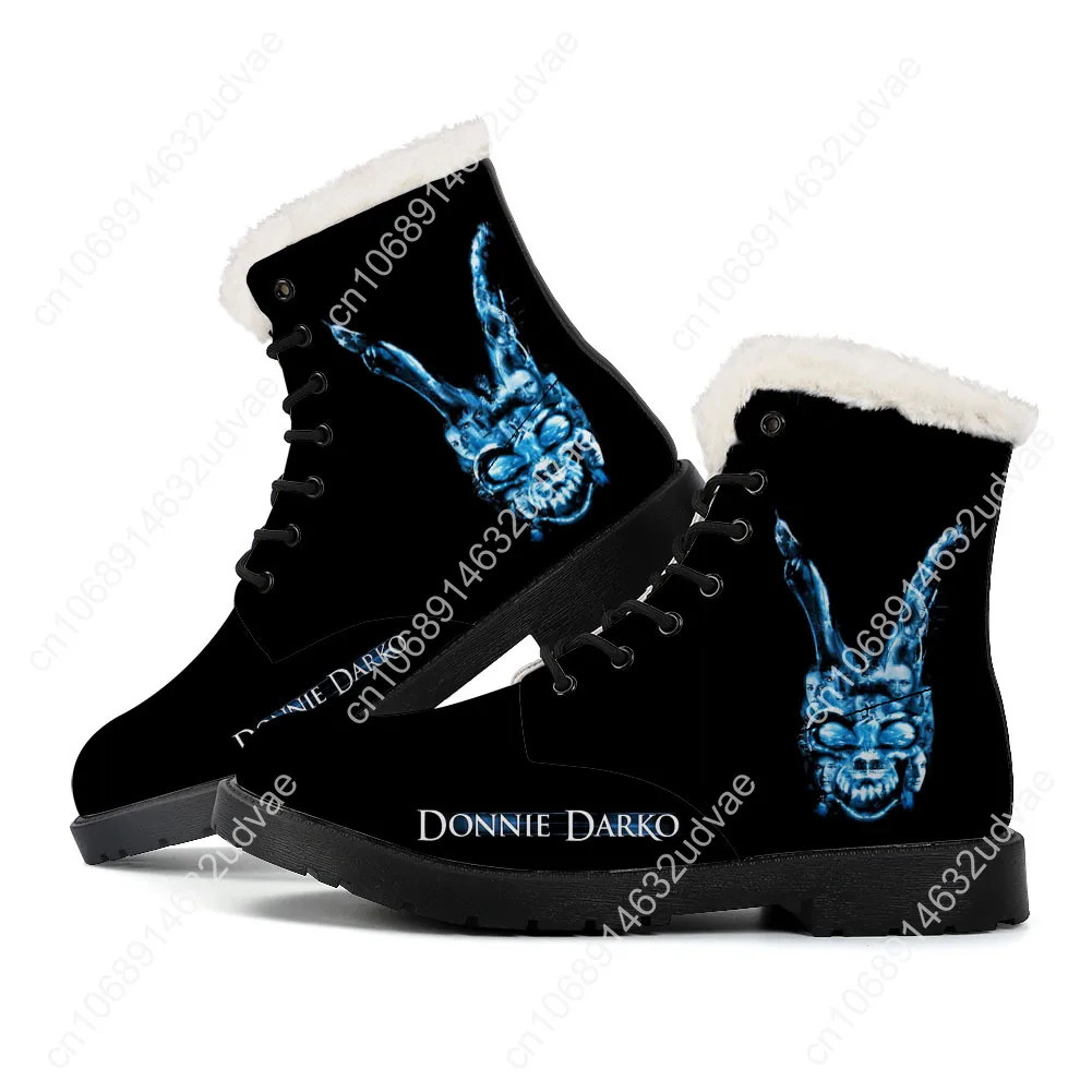 

Donnie Darko Plush Boots Mens Womens Teenager Shoes Casual Boot Outdoor Light High Quality Print on Demand Customize Shoes