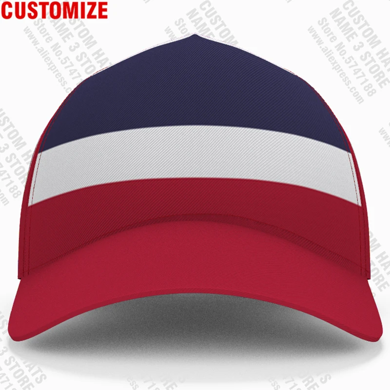 Thailand Baseball Cap Free 3d Custom Made Name Number Team Logo Th Hat Tha Country Travel Prathet Thai Nation Siam Flag Headgear