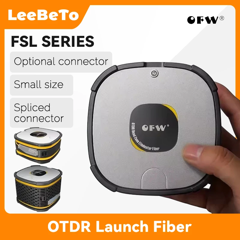 OFW OTDR Launch Cable Fiber 1000/2000M Single Mode SC/FC Test Extension Cord Time Reflectometer Dead Zone Eliminator 1km 2km