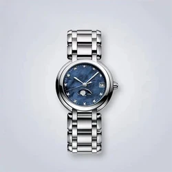 Gs Factory Luxury Women's Watches 30.5MM Moon Phase Stainless Steel Hight Quality Watch