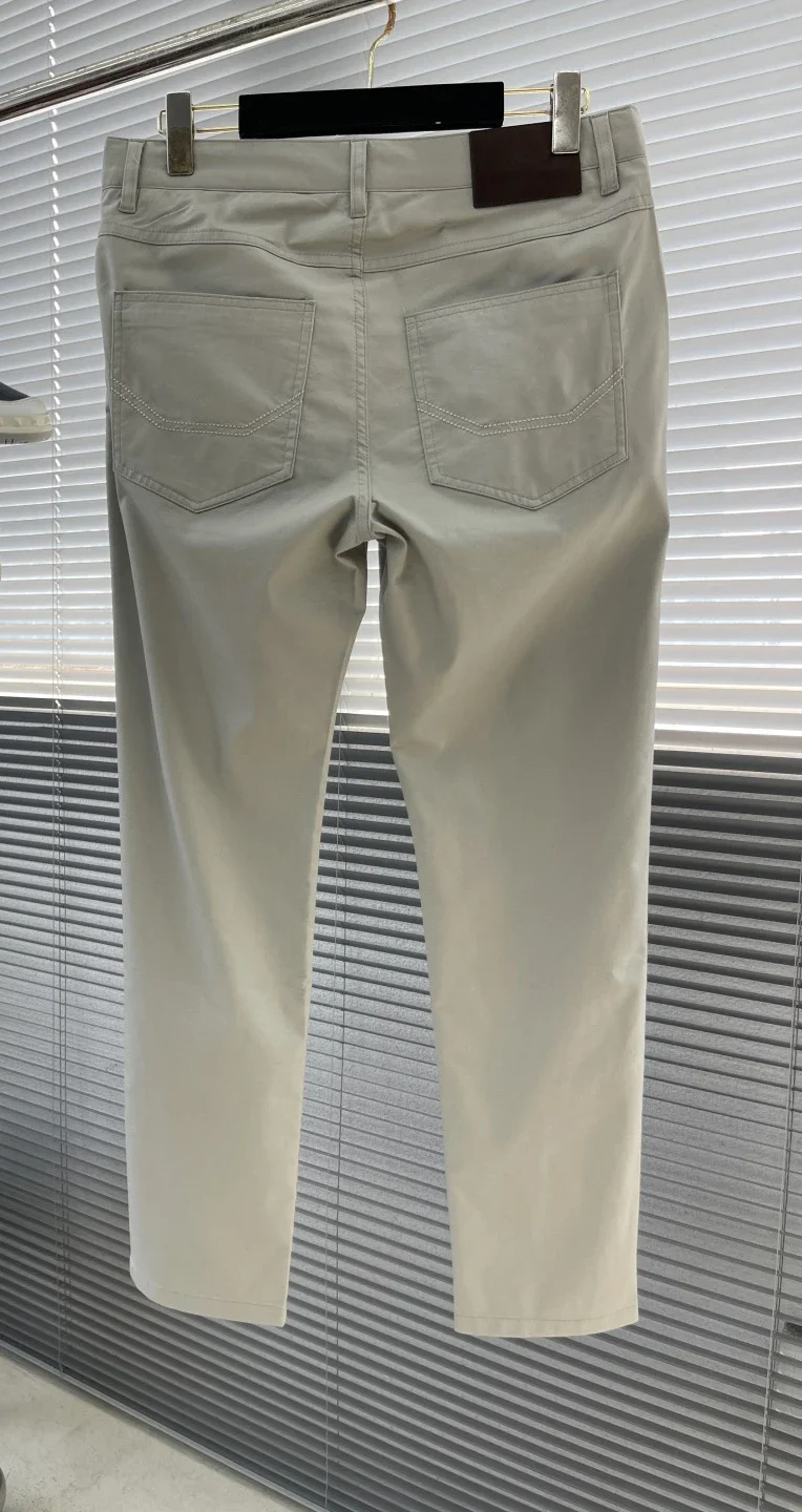 

BILLIONAIRE BLSK CPRTI Pants Thin Cotton Men 2025 Spring Summer new business Embroidery comfortable outdoors Big size 30-38 Pant