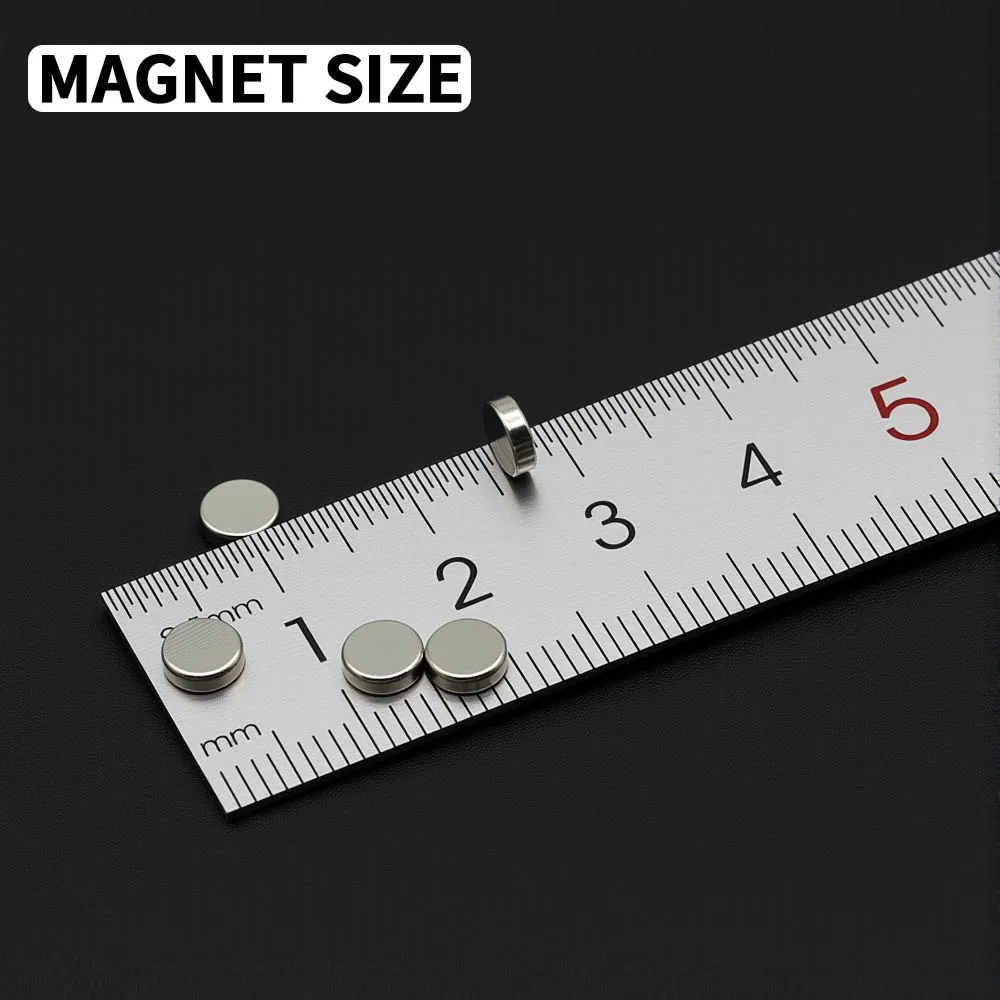 5x2mm Powerful Neodymium Magnet N35 NdfeB Permanent Magnetic imanes Round Super Strong Fridge Magnets DIY