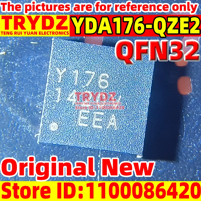 10-1pcs New YDA176-QZE2 QFN32 for Audio sound block IC chip