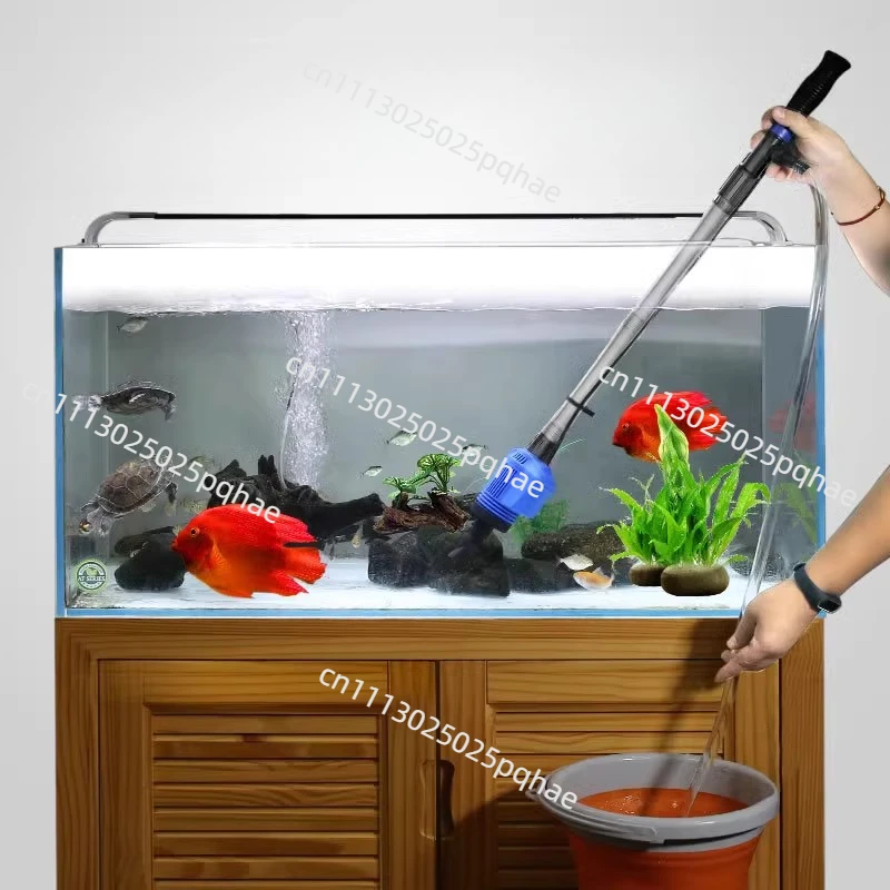 Automatic Fish Tank Aquarium Suction Sand Washer Electric Syphon Operated Cleaner Filter Water Changer Cleaner