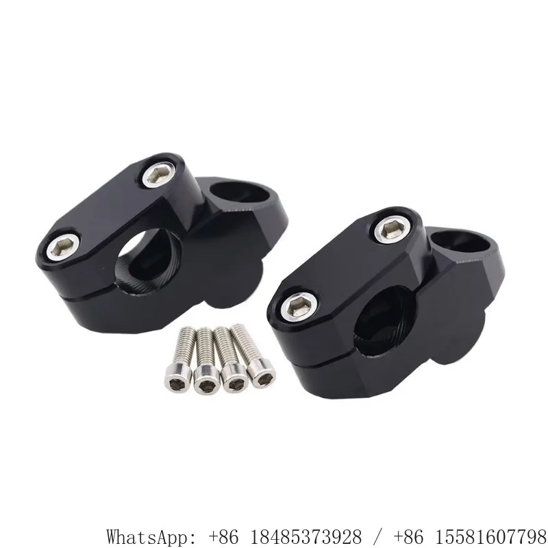 Aluminium 22mm Lenkererhöhung 7/8 Zoll Lenkerhöhung Motorrad Lenkererhöhung Distanzstück Modifikations-Hardware-Kit