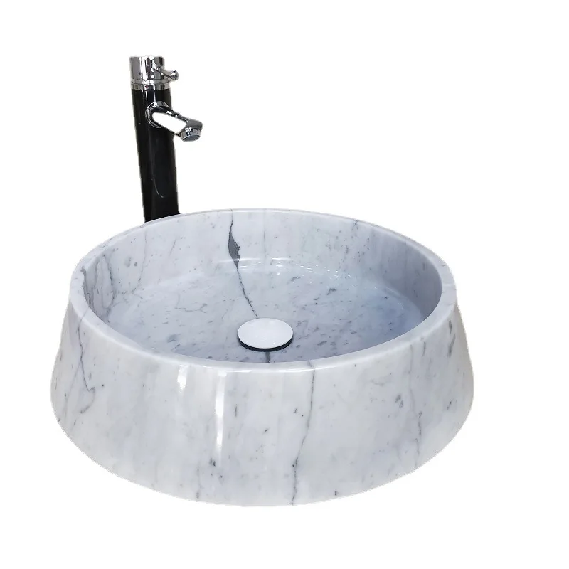 

Flat bottom basin, on the basin, wash face, natural stone, bathroom light luxury bathroom
