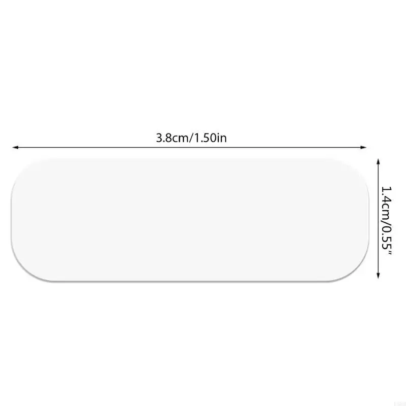 D5BB 60pcs Traceless Gel Mounting Pads Removable Sticky Gel Stickers Adhesive Double Sided Tape for Paintings Couplet Carpet