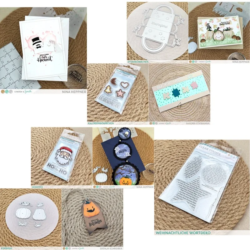 Frohes Fest ستار تزلف القوس المعادن قطع يموت والطوابع DIY بها بنفسك خردة حجز ألبوم صور النقش الزخرفية DIY بها بنفسك ورقة بطاقات