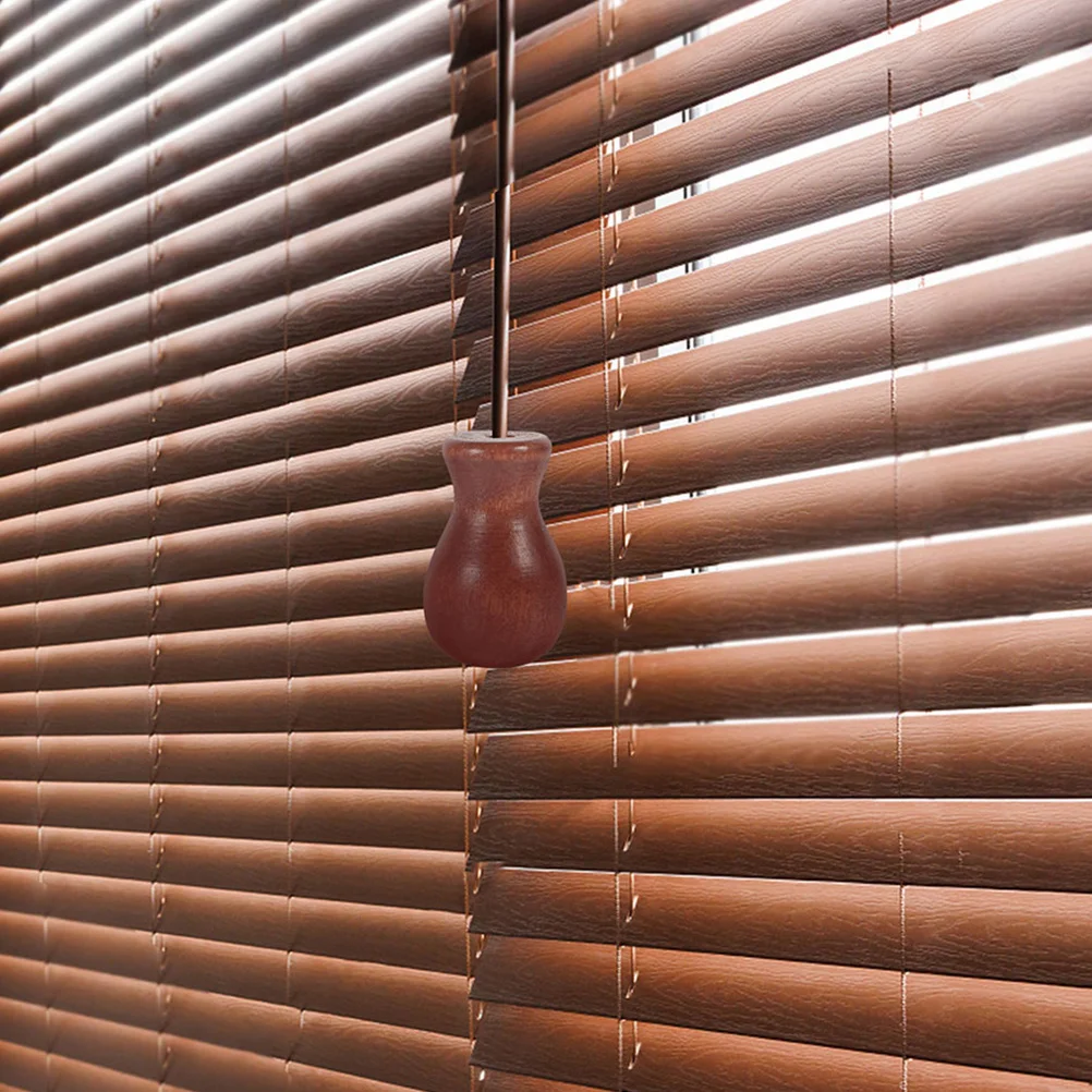 

18Pcs Wood Cord Tassels Blind Pull Cord Knobs for Curtain Craft Window Shades Rope Blinds String Holder Hanging Ball Replacement