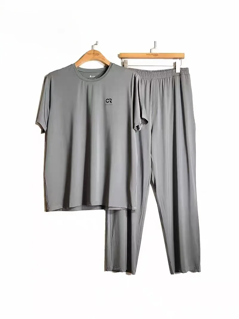 conjunto-de-ropa-casual-para-hombre-caser-cuello-redondo-manga-corta-tela-modal-comodo-y-transpirable-pijama-de-verano