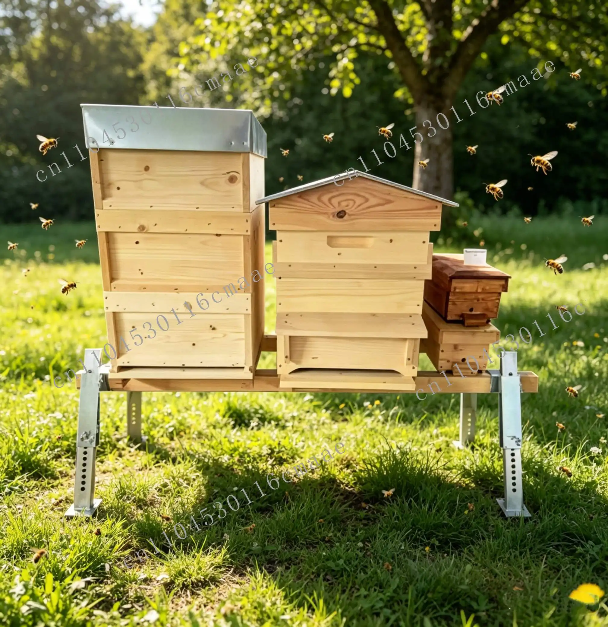 High quality beehive baseplate bracket Adjustable metal beehive bracket, suitable for beekeepers