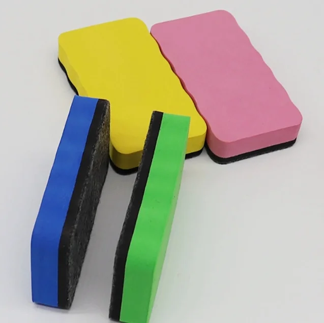 Gommes magnétiques effaçables à sec en feutre Eva pour tableau blanc, 4 pièces, pour l'école, le bureau, la salle de classe, la maison