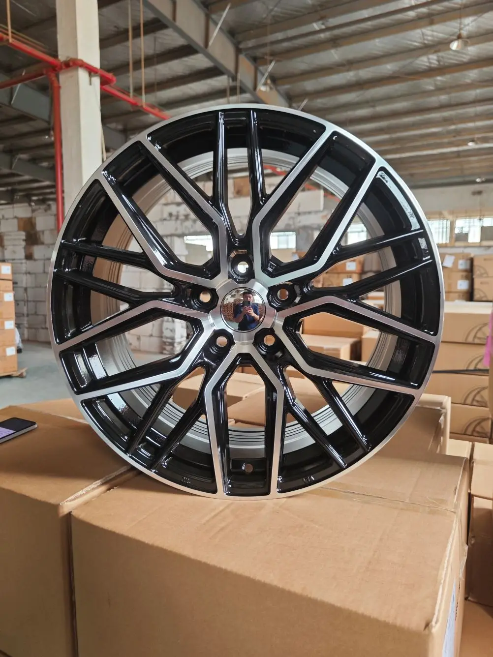 18 Inch 38mm ET 5-Hole Zinc Plated Alloy Sport Wheels Universal Fitment For Africa Middle East Passenger Cars