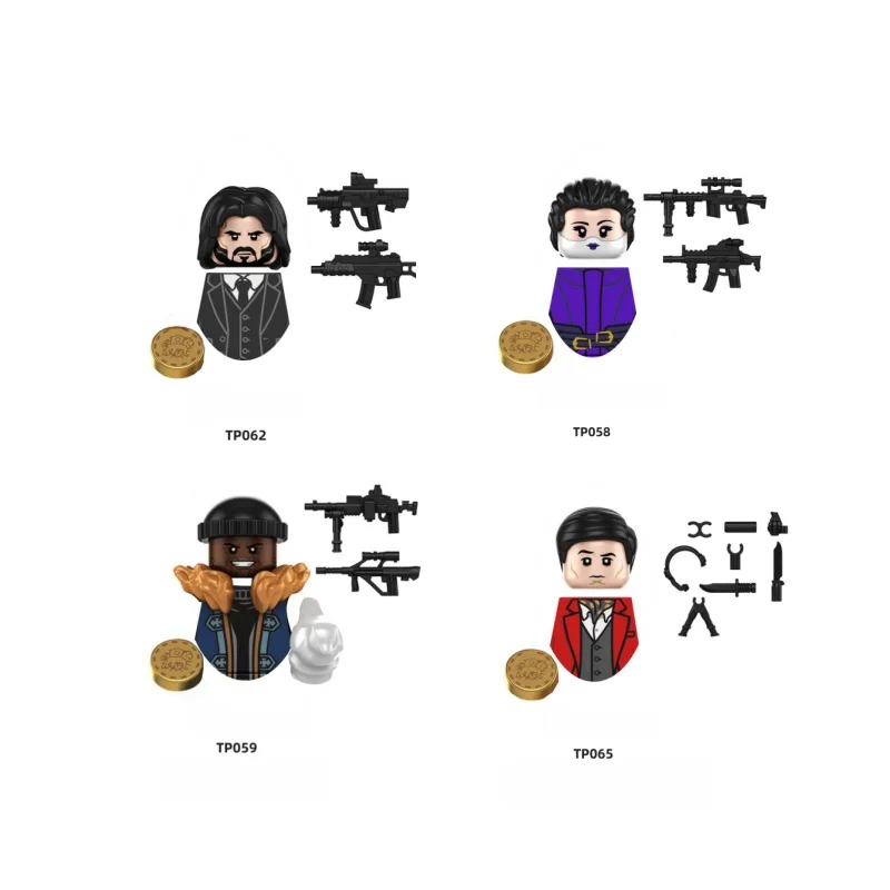 TP1008 TP058 WM6197 アニメ映画キャラクターチェイスビルディングブロックアクションフィギュア組み立てアクセサリーおもちゃモデル人形ギフト