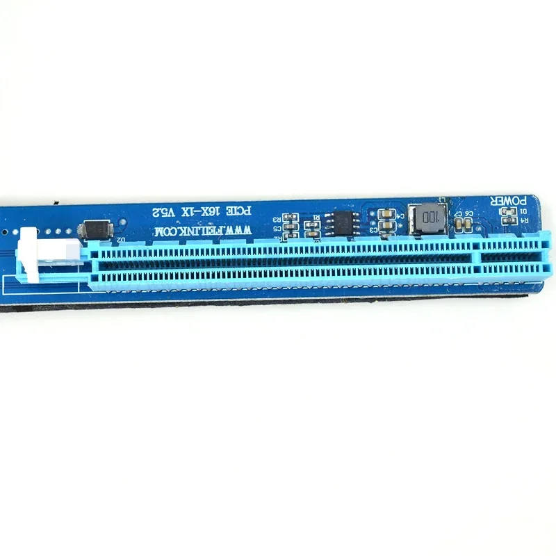0.6 متر بطاقة الناهض PCI-E PCIE كومبو PCI Express 1x إلى 16x موسع SATA محول الطاقة التعدين Bitcion مينر 570 580 بطاقة الرسومات