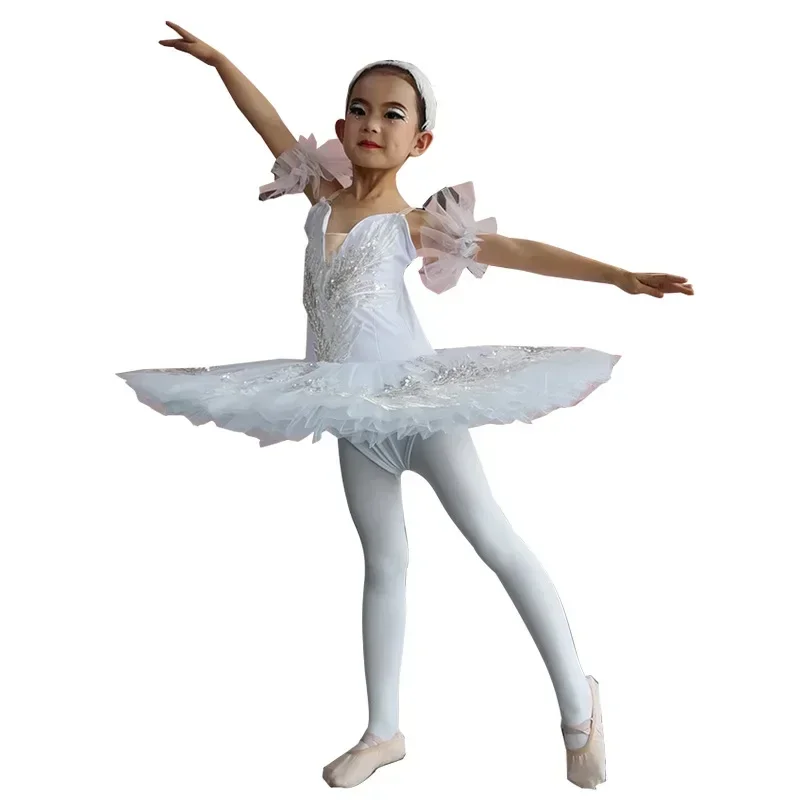 

Romantic Professional Ballet Tutu White Swan Lake girl and Women Ballerina Party Dance Costumes Ballet Tutu Balett Dress Girl