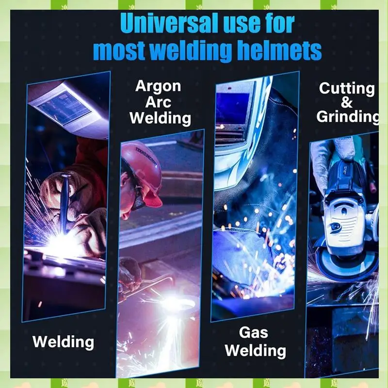 طقم عدسات بغطاء شفاف خارجي من سلسلة 2025 3350 لخوذة لحام فايكنغ الكهربائية، KP2898-1 وKP3044-1 - 20 قطعة، سلسلة 3350 #2