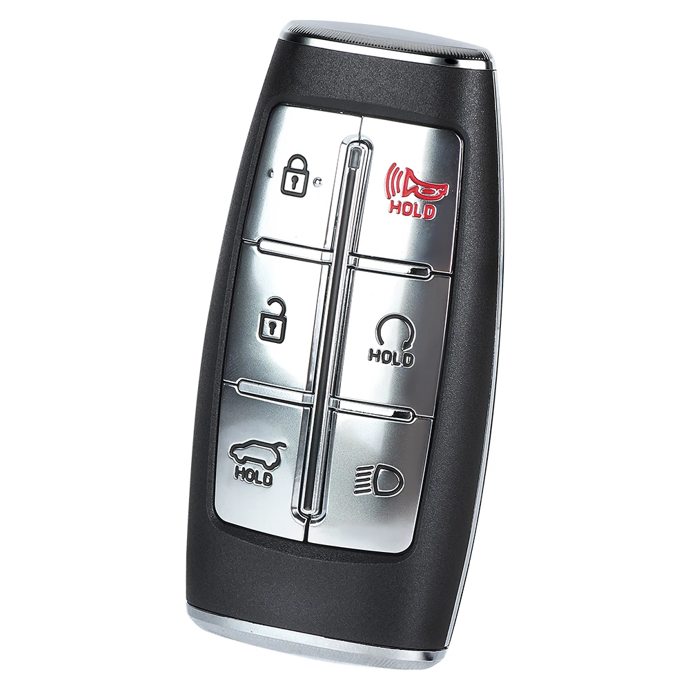 KEYECU 95440-T1210 T1200 Keyless 6/8 Buttons Remote Key For GENESIS GV70 GV80 G80 2021 2022 2023 2024 2025 433MHz ID47 Chip