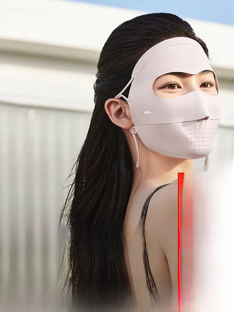 

Bananainstincts Women's Seamless Full-Face Sunscreen Mask Medical Beauty Face Shield Summer Cycling Anti-Uv Face