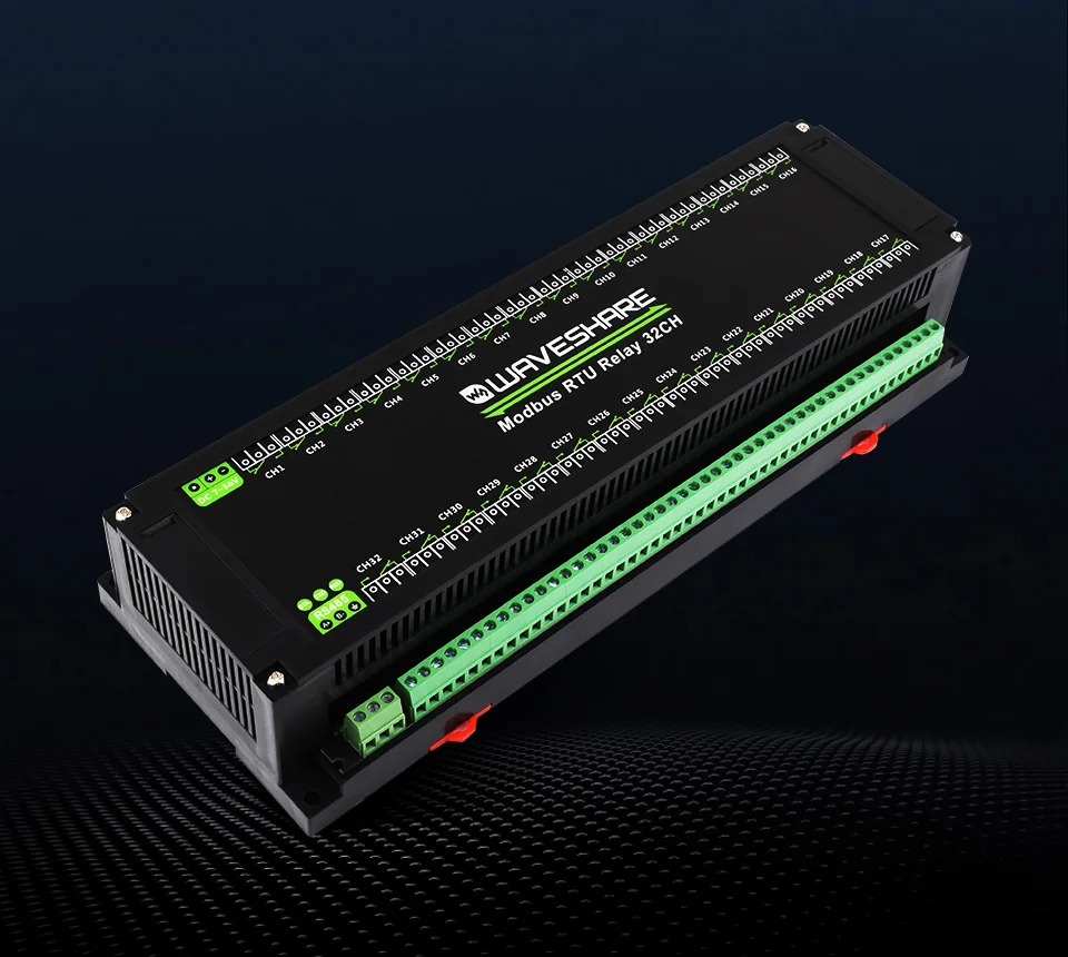 

Умный дом Интерфейс RS485 Modbus RTU 32-канальный релейный модуль Плата контроллера Пульт дистанционного управления