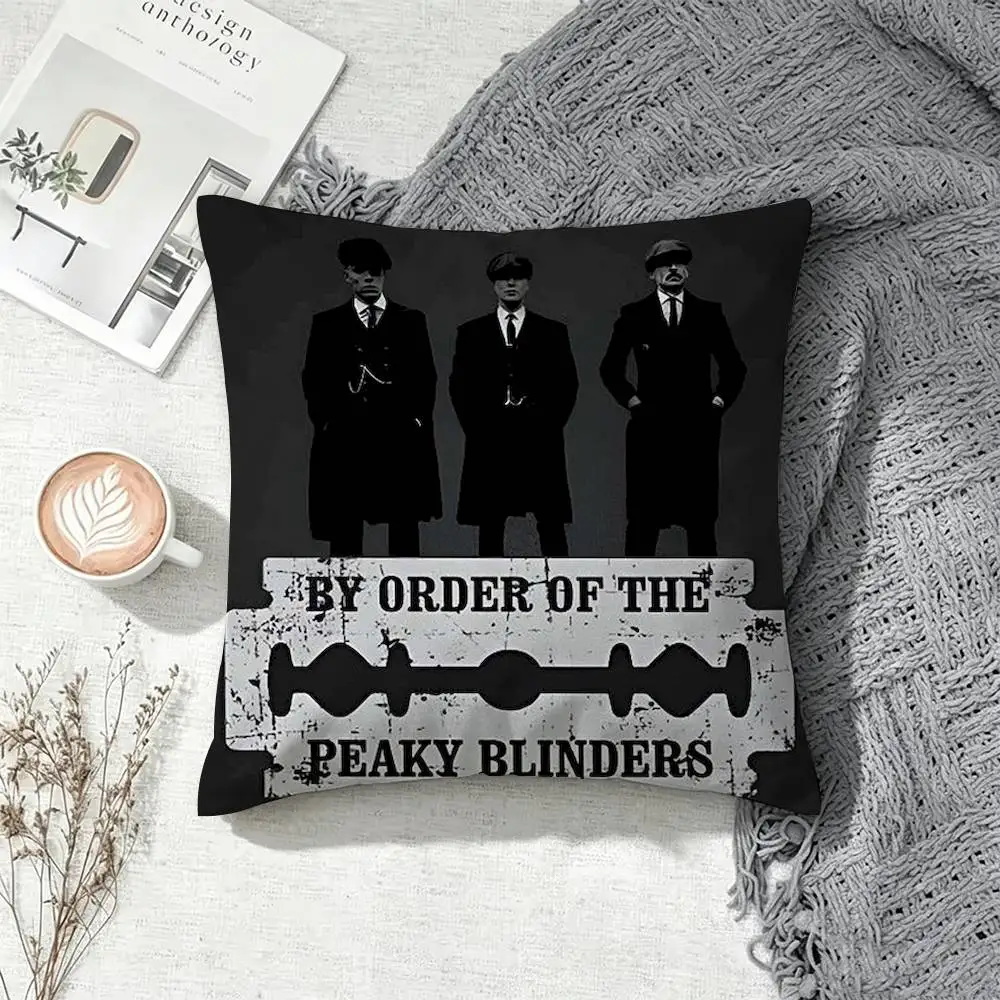 Tommy Shelby Peaky Blinders  Double-Sided Printed Cushion Cover Bedroom Bedside Sofa Pillow Case