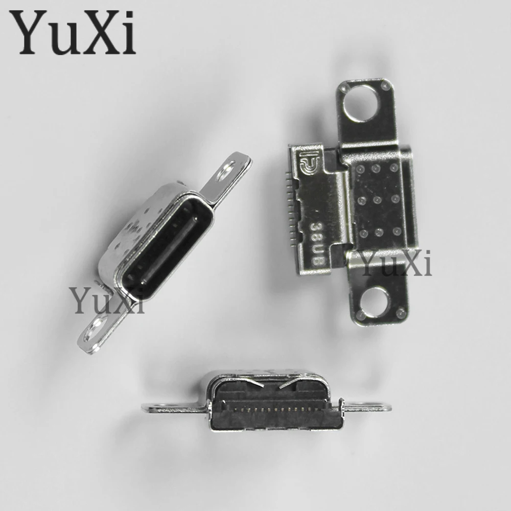 1Pc 24Pin USB Type-C Charging Port For Lenovo ThinkPad R14 E14 E15 Female Socket Power Connector Jack For Yoga C940 E590 E595