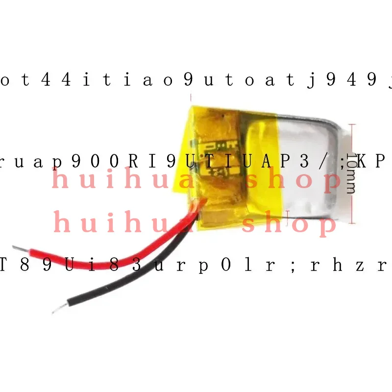 

10pcs 3.7V 30mAh Lipo Polymer Rechargeable Battery For Bluetooth Earphone 301012 JM