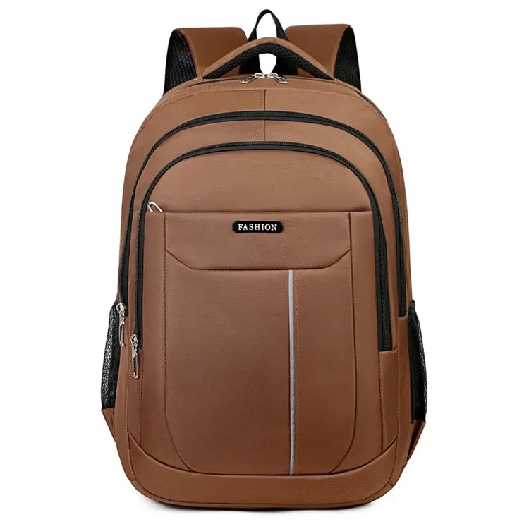 

Men's Backpack - large capacity black laptop bag, adjustable strap and multiple compartments, leisure travel bag