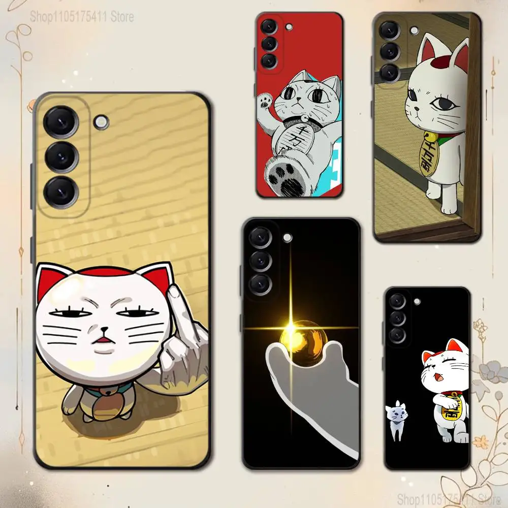 

Funny Turbo Cat Granny Phone Case For Samsung Galaxy A 73,72,51,53,52,71,22,5G,Note,J7,8,9 Soft Black Cover