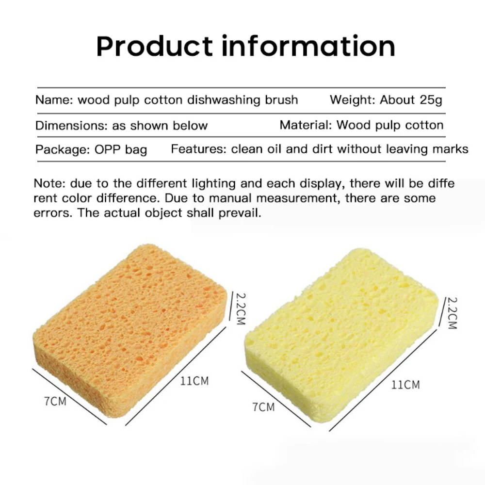 Éponge à récurer en mousse pour livres de cuisine, tampon de ménage, lavage de la vaisselle, pot de lavage, artefact de dégrati age, brosse en coton